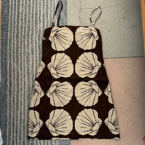 Abercrombie & Fitch Brown and Cream Mini Dress